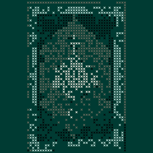 Explain Cross Stitch Rozet 1214N