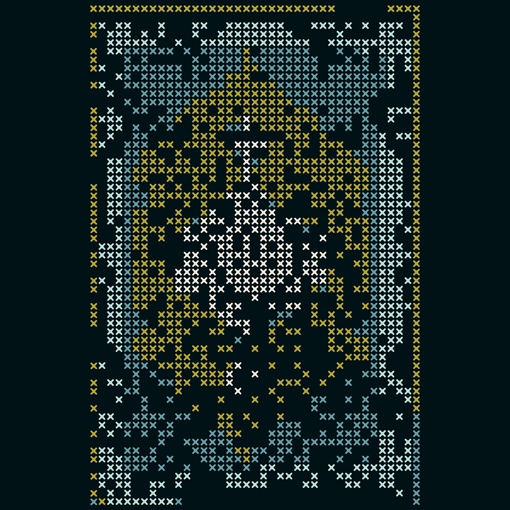 Explain Cross Stitch Rozet 1220BY